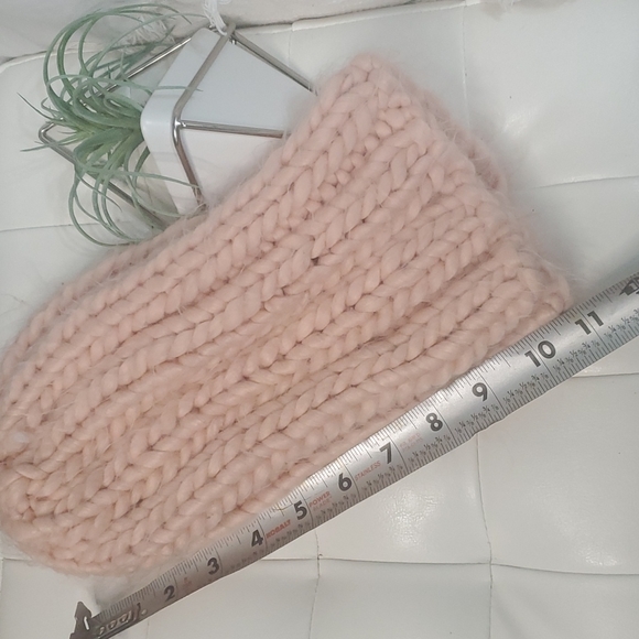 Pink Chunky Knit Beenie - Picture 3 of 5
